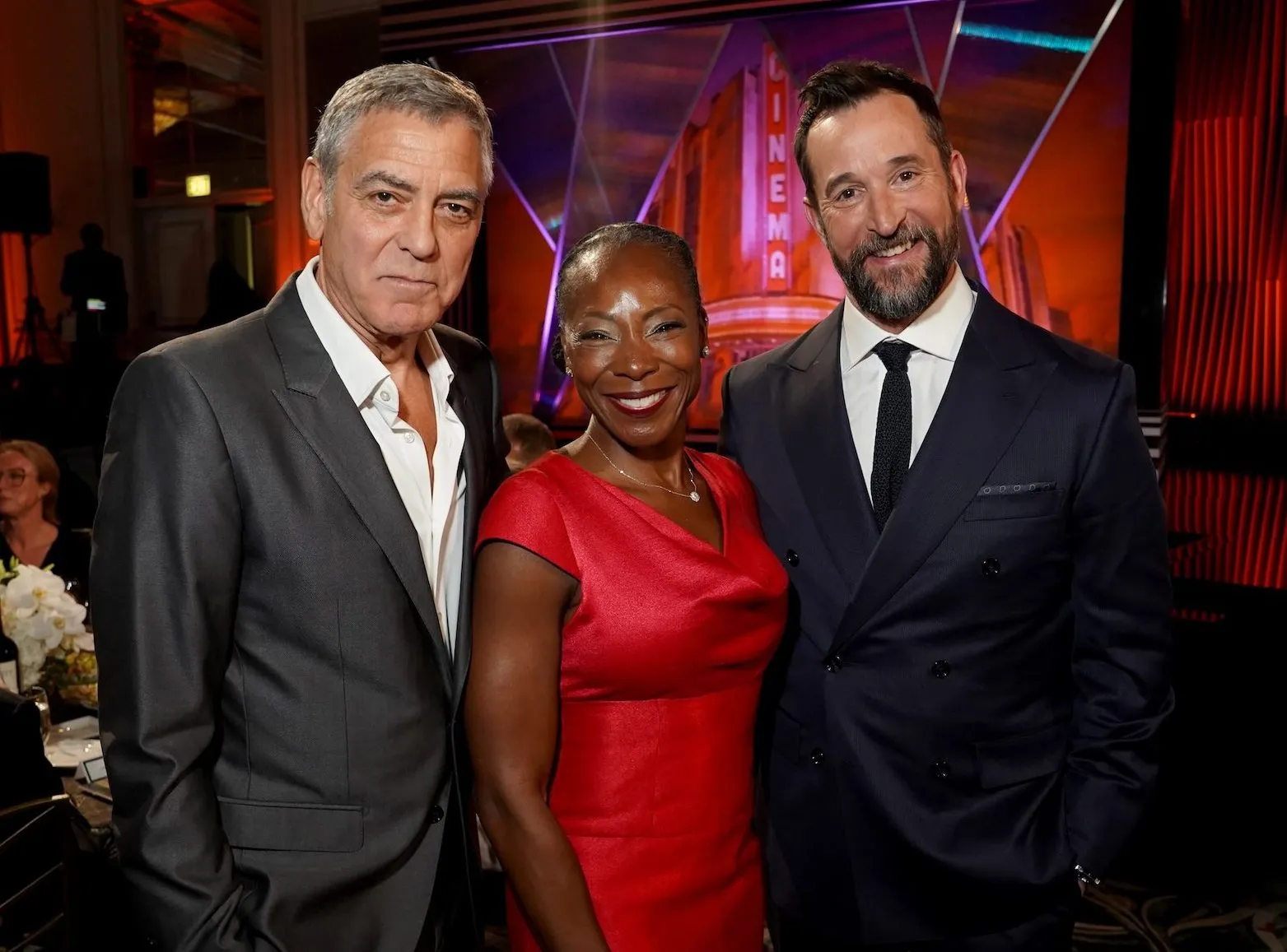 GettyImages-2255620837 George Clooney Reunites With Former ER Costar Noah Wyle at Awards Show Myechia Minter-Jordan