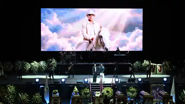 Funeral de Yeison Jiménez, Bogotá, Colombia, enero de 2026.