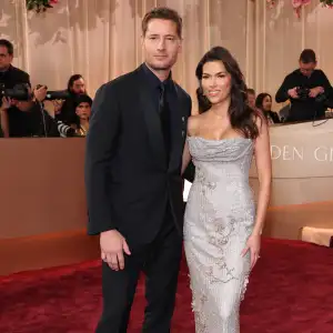 Justin Hartley Is Complimented for 'Hot Wife' Sofia Pernas at Golden Globes
