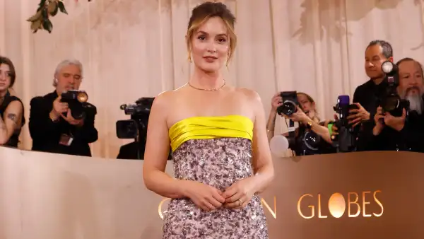 Leighton Meester attends the 83rd annual Golden Globe Awards at The Beverly Hilton on January 11, 2026 in Beverly Hills, California.