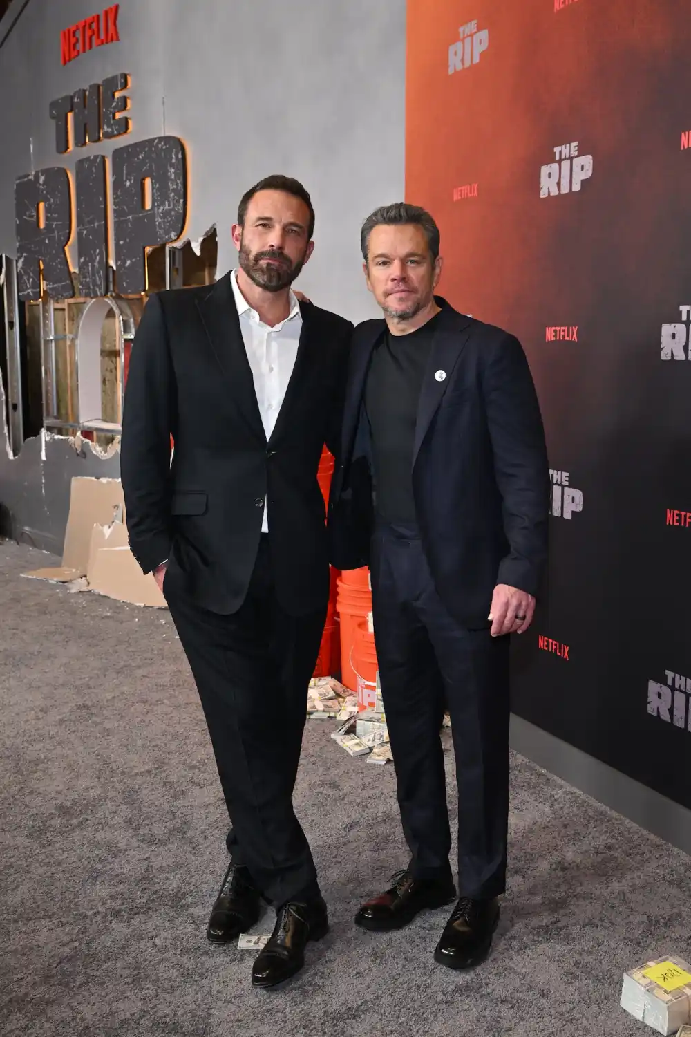 Ben Affleck Praises Best Friend and Costar Matt Damon at The Rip Premiere