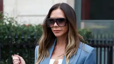 Victoria Beckham is seen during the Haute Couture Spring Summer 2026 as part of Paris Fashion Week on January 27, 2026 in Paris, France.