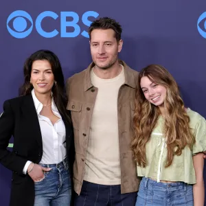 Sofia Hartley, Justin Hartley and Isabella Hartley