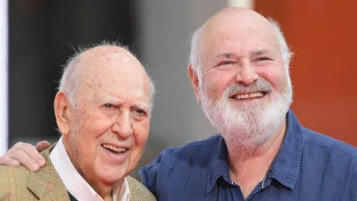 GettyImages-665876638 Rob Reiner Recalls Dad Carl's Death in Mel Brooks Doc Before His Own Murder