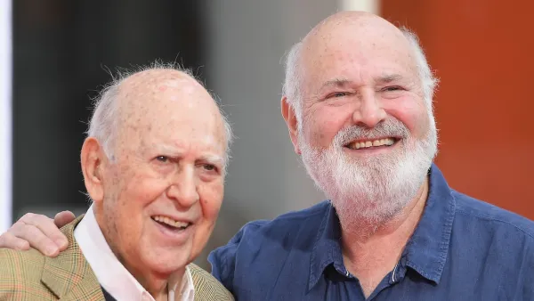 GettyImages-665876638 Rob Reiner Recalls Dad Carl's Death in Mel Brooks Doc Before His Own Murder