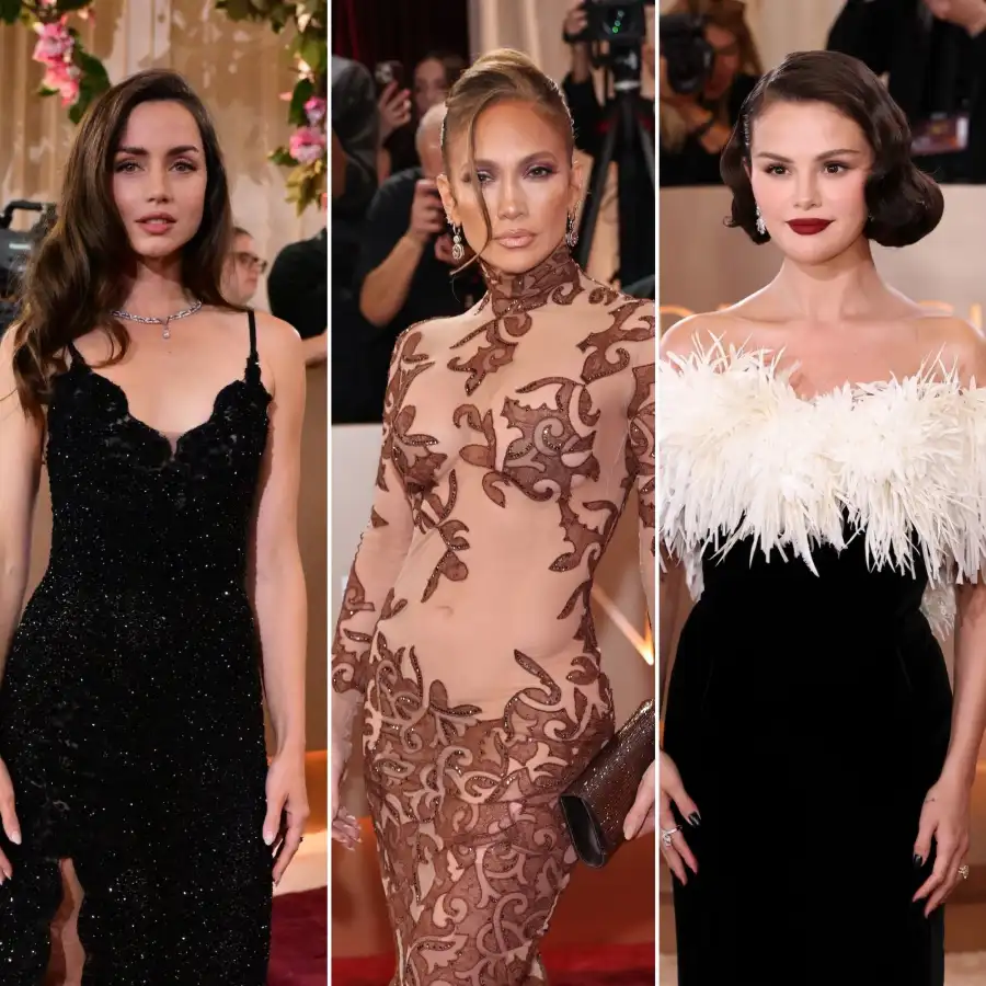 Ana de Armas, Jennifer Lopez y Selena Gomez