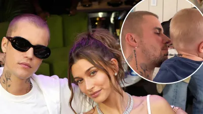 Hailey Bieber Shares Adorable Photo of Justin and Jack Blues
