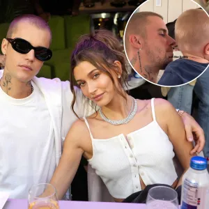 Hailey Bieber Shares Adorable Photo of Justin and Jack Blues