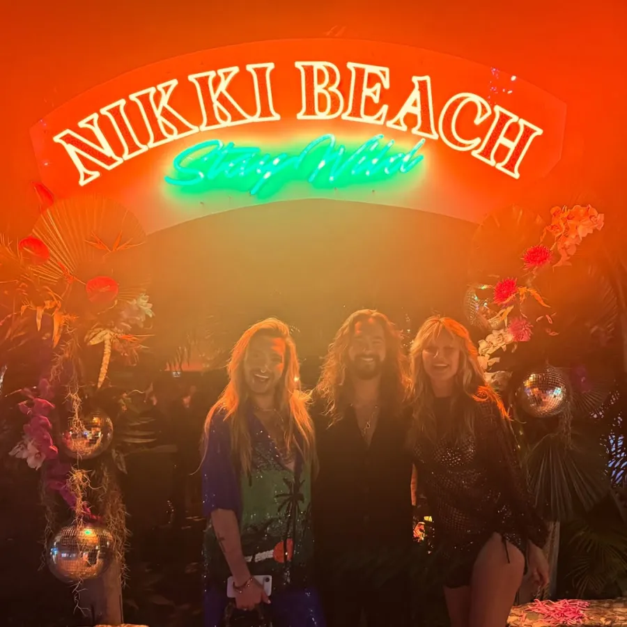 Heidi Klum Stars Celebrating NYE