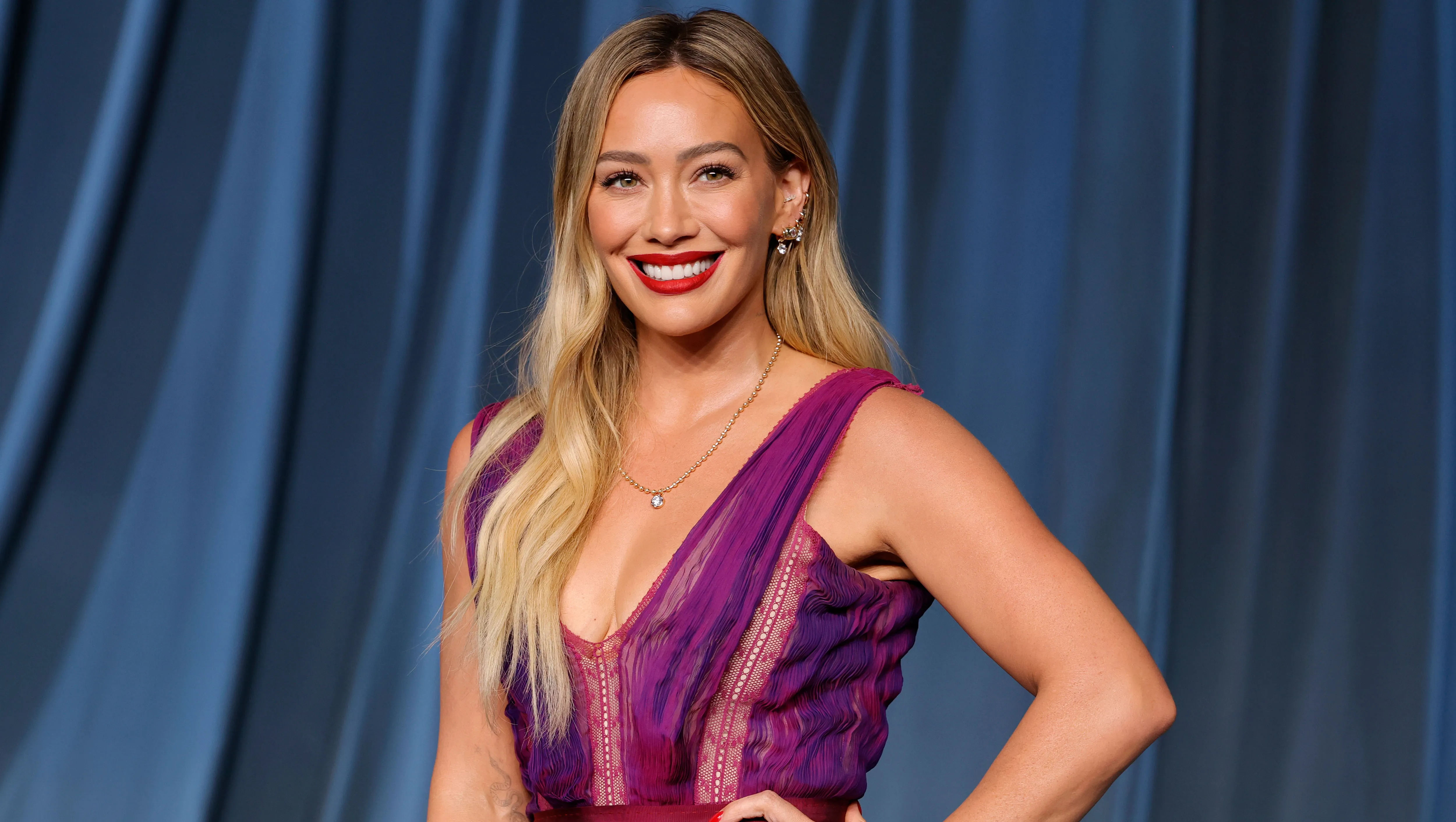 LOS ANGELES, CALIFORNIA - OCTOBER 18: Hilary Duff attends the 5th Annual Academy Museum Gala at the Academy Museum of Motion Pictures on October 18, 2025 in Los Angeles, California. (Photo by Frazer Harrison/WireImage)
