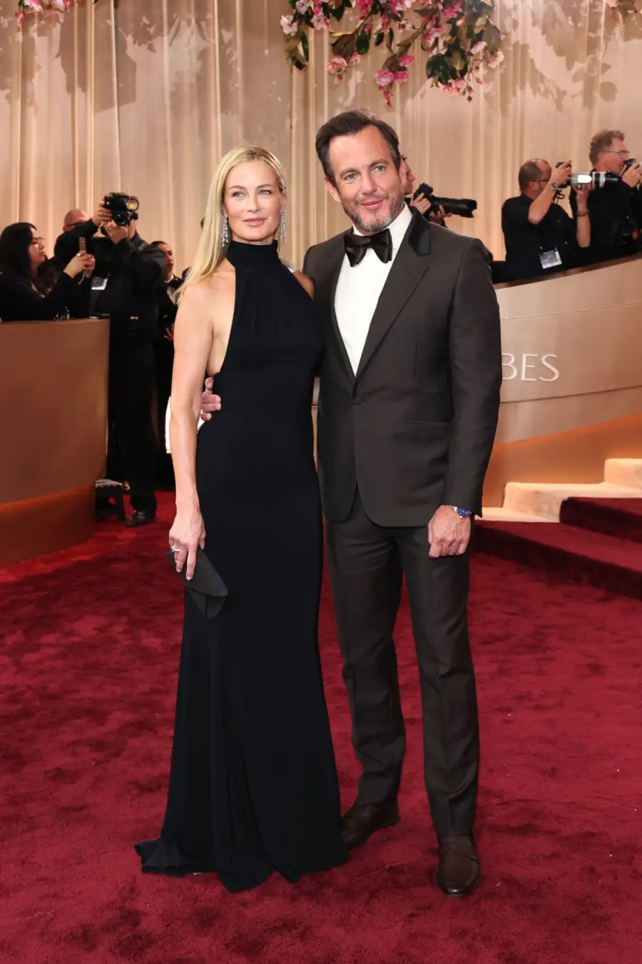 Hottest Couples at 2025 Golden Globe Awards Carolyn Murphy and Will Arnett
