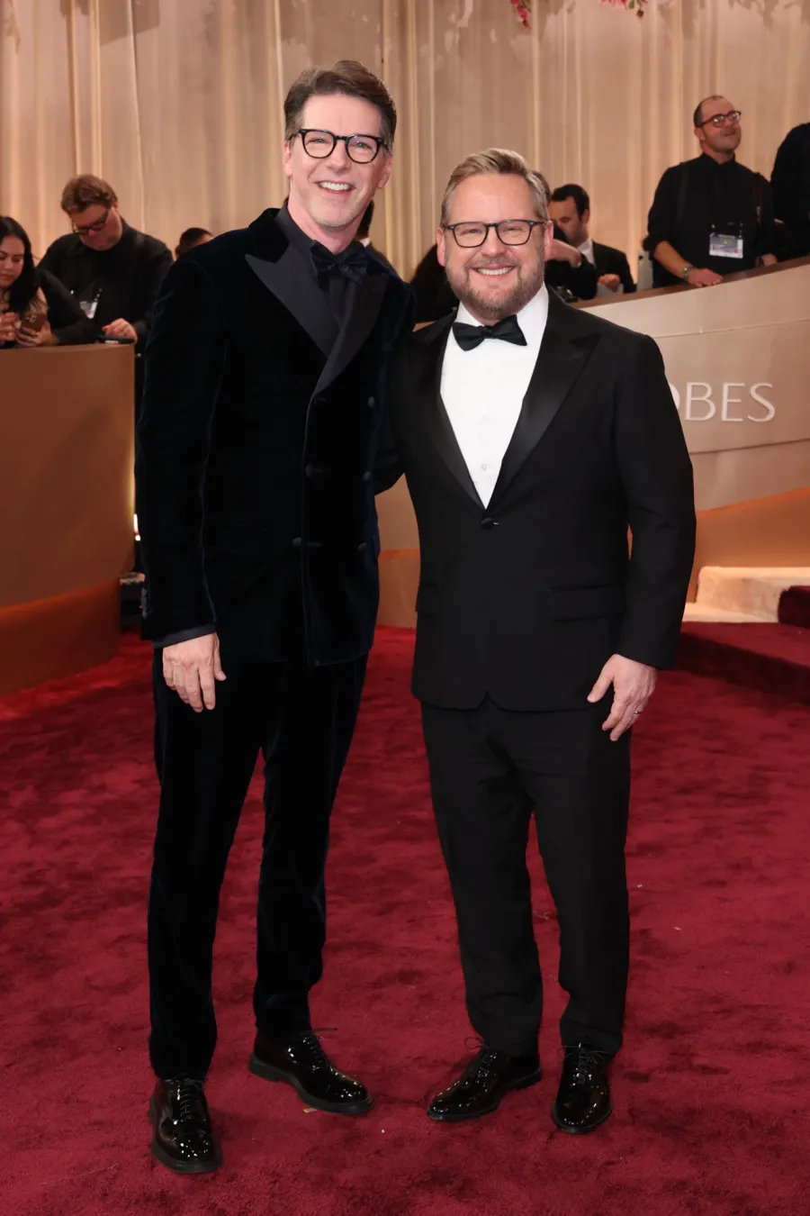 Hottest Couples at 2025 Golden Globe Awards Sean Hayes and Scott Icenogle