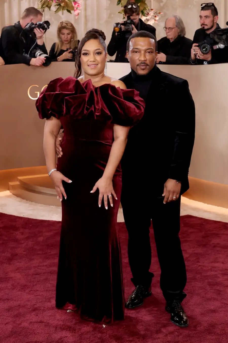 Hottest Couples at 2025 Golden Globe Awards Danielle Isaie and Ashley Walters