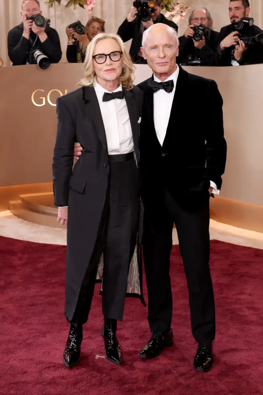 Hottest Couples at 2025 Golden Globe Awards Amy Madigan and Ed Harris