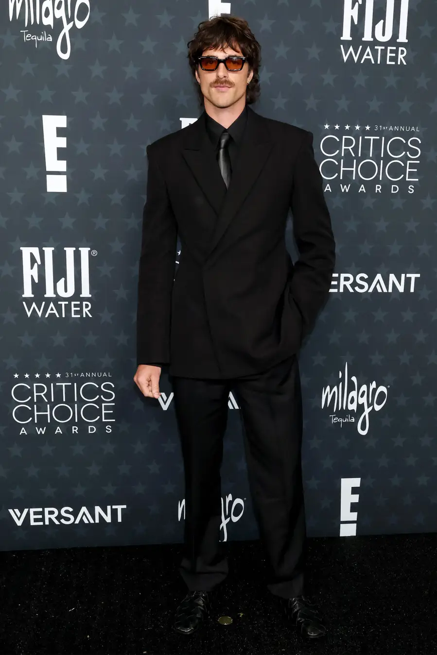 Jacob Elordi Red Carpet Arrival 2026 Critics Choice Awards