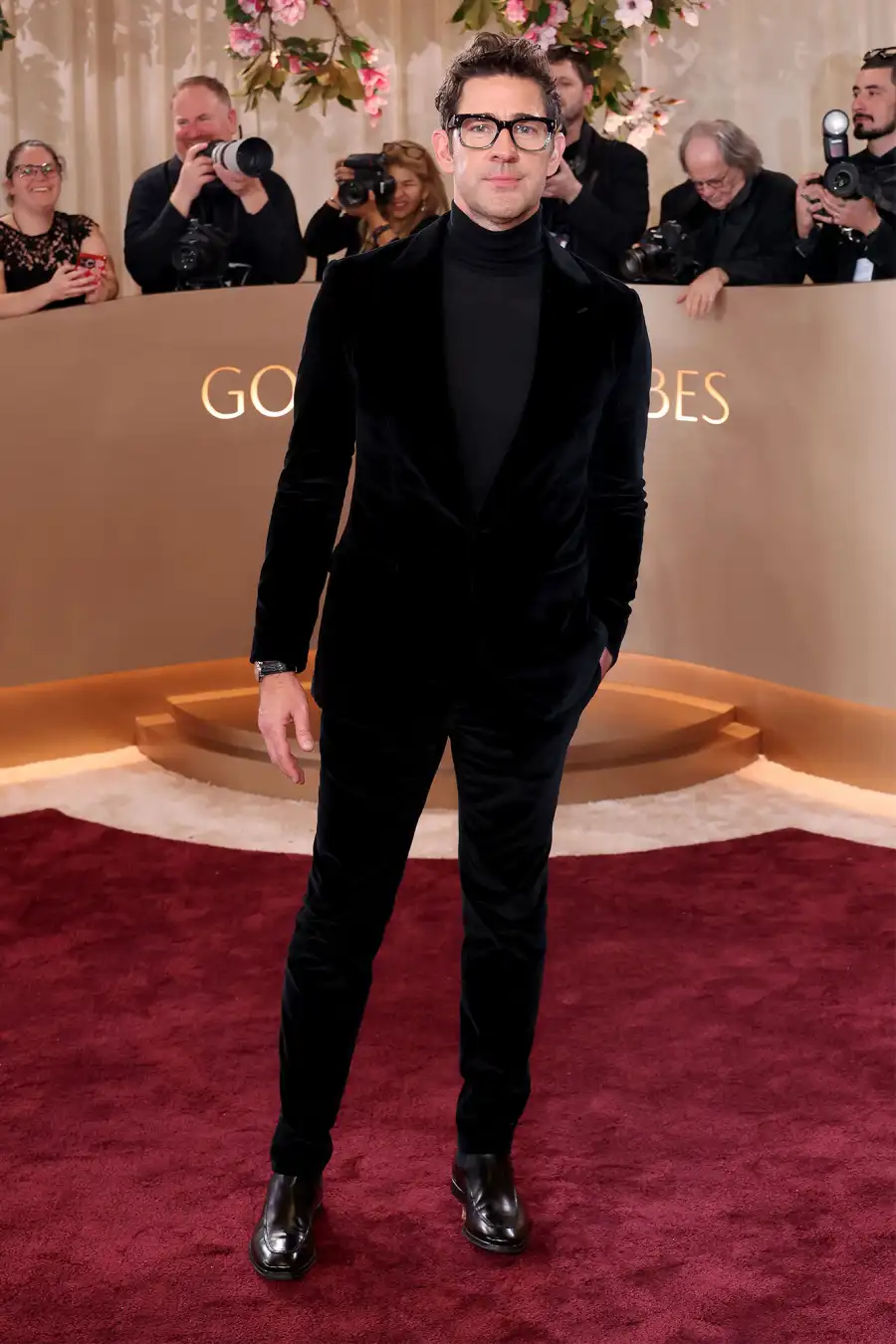 John Krasinski Red Carpet Arrival Golden Globes 2026