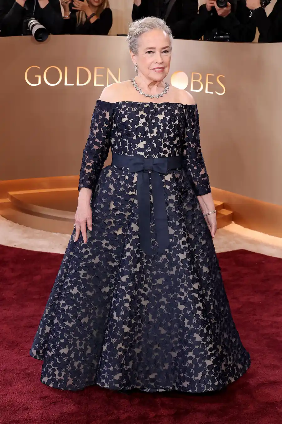Kathy Bates Red Carpet Arrival Golden Globes 2026