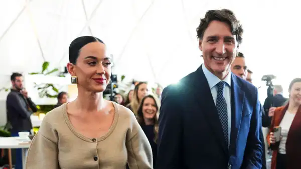 Katy Perry and Justin Trudeau Holding Hands Davos World Economic Forum
