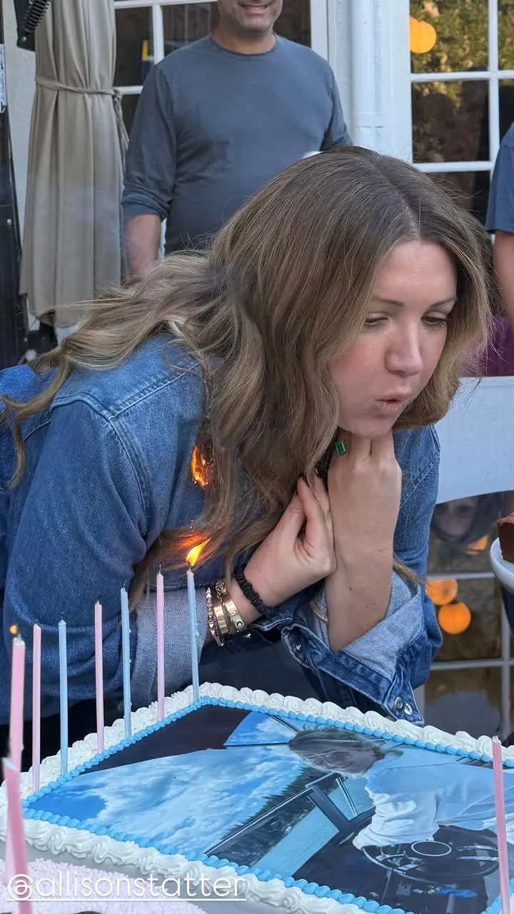 Kim Kardashian's BFF Sets Her Hair on Fire Blowing Out Birthday Candles