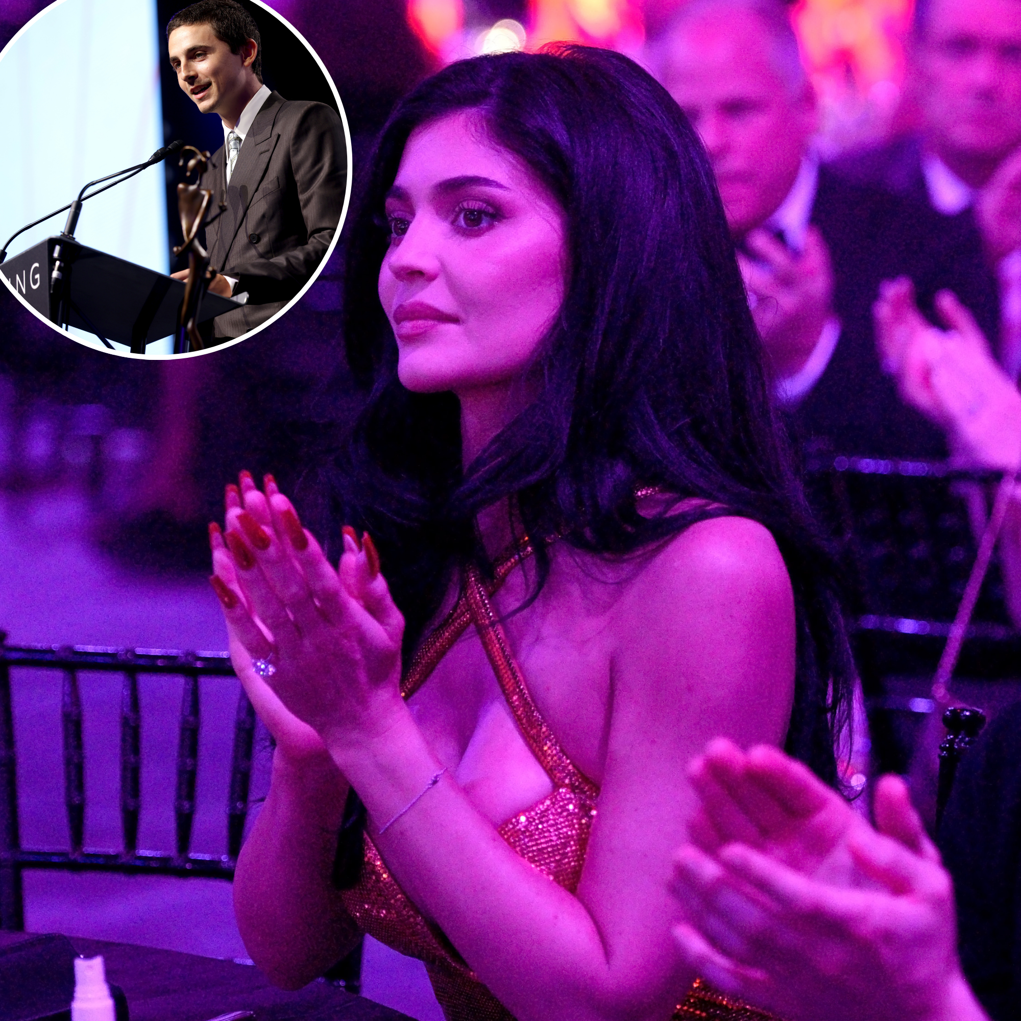 Kylie-Jenner-GettyImages-2254553465-and-Timothee-Chalamet-GettyImages-2254555560