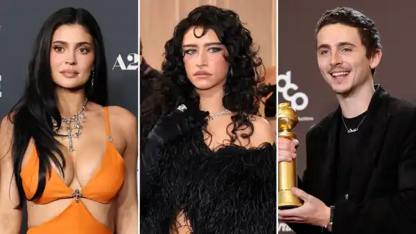Kylie Jenner Hugged Odessa A’zion After Timothee Chalamet's Golden Globes Win