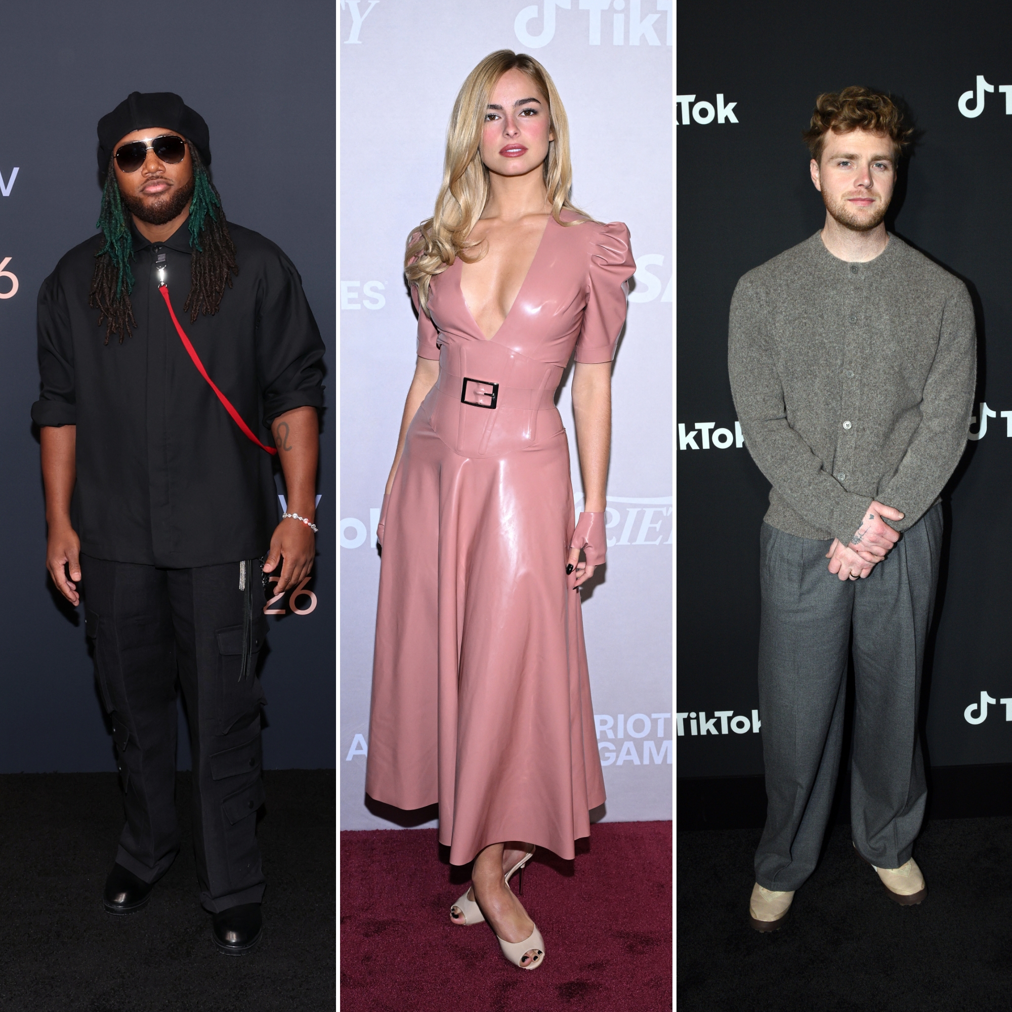 Leon-Thomas-GettyImages-2259282090-and-Addison-Rae-GettyImages-2249791302-and-Alex-Warren-GettyImages-2258796209