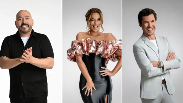 Lupillo Rivera, Cecilia Galliano y Jorge Lozano