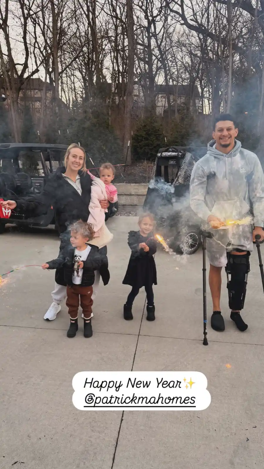 Mahomes Stars Celebrate NYE