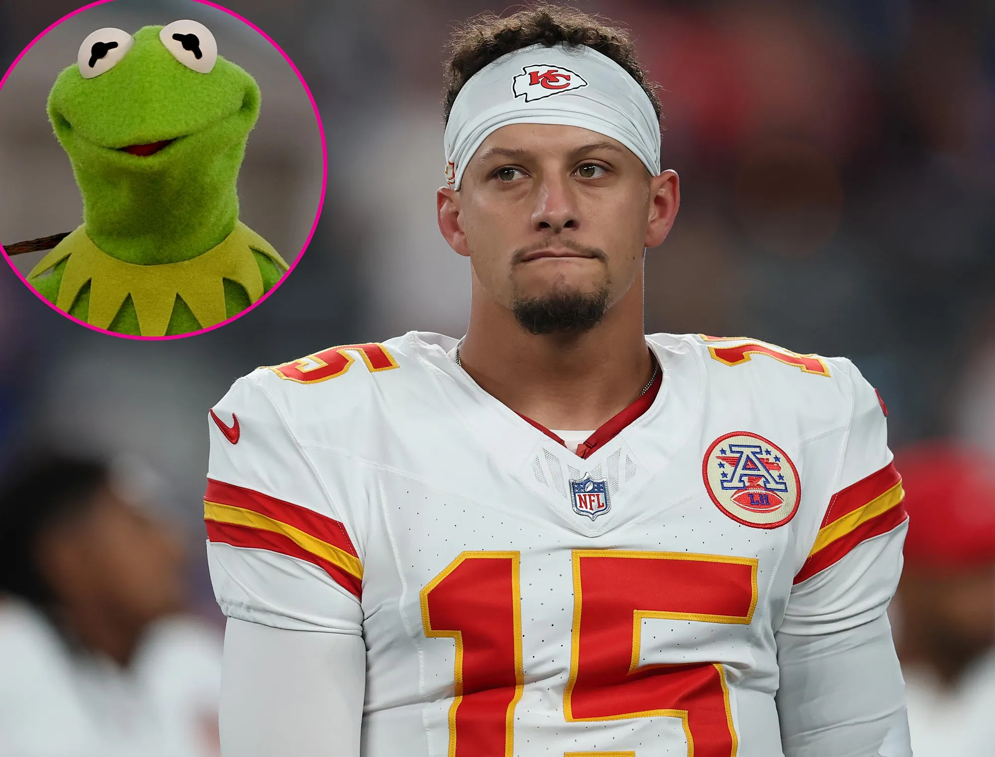 Man Dressed as Patrick Mahomes in Kermit Mask Gets Knocked Out by Rocky Balboa at Mummers Parade