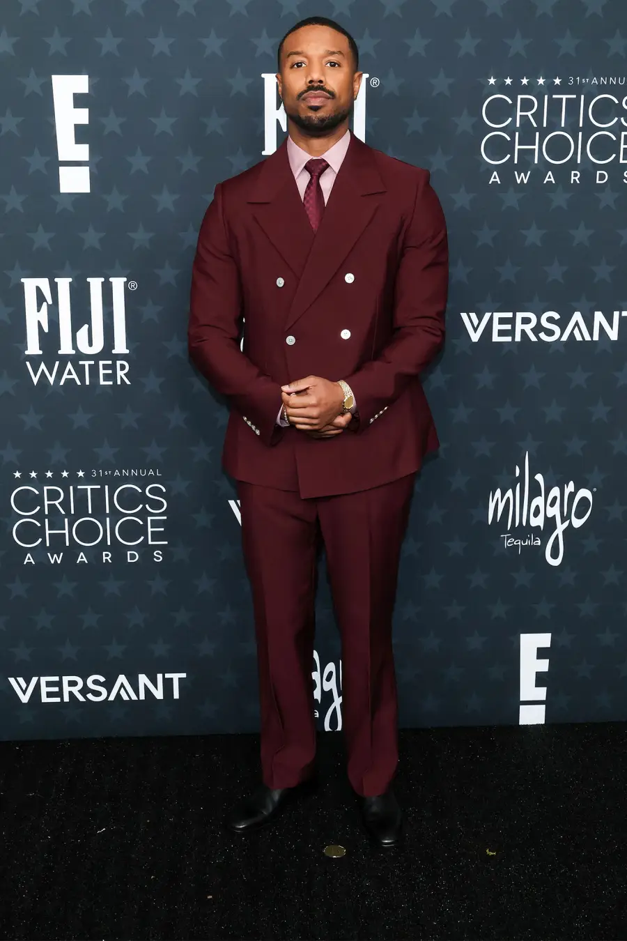 Michael B Jordan Red Carpet Arrival 2026 Critics Choice Awards