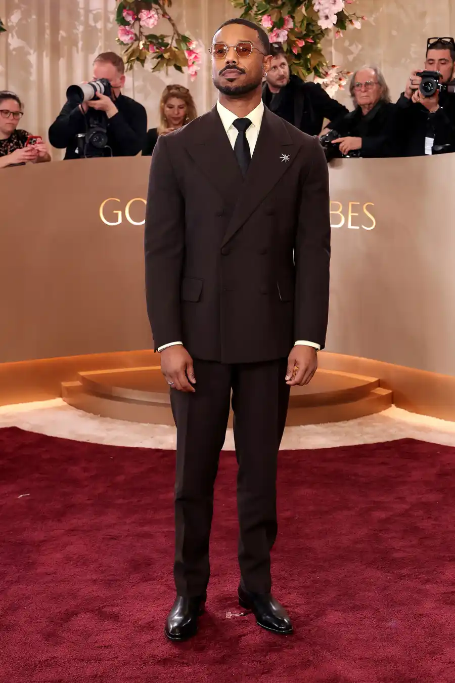 Michael B Jordan Red Carpet Arrival Golden Globes 2026