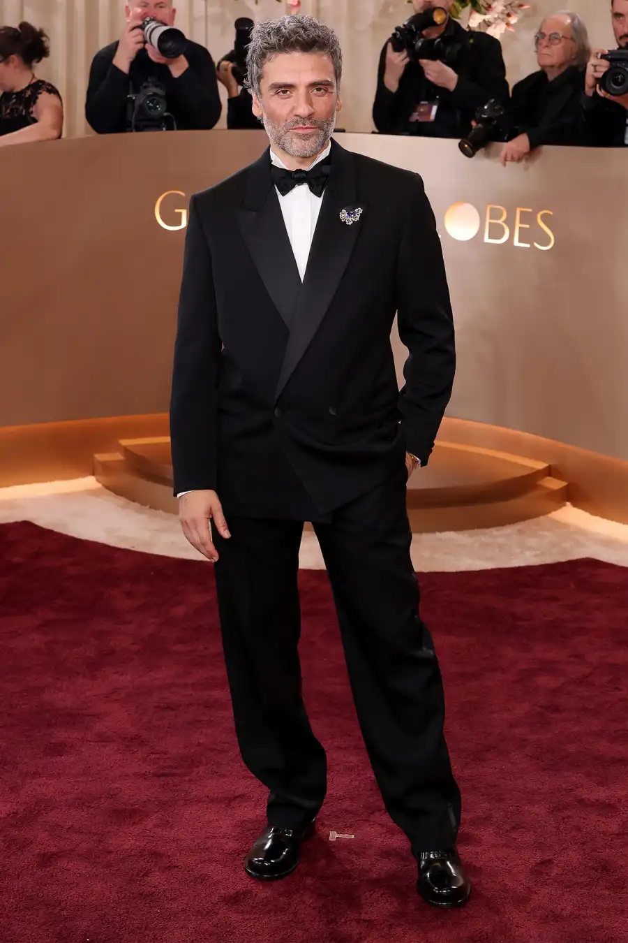 Oscar Isaac Red Carpet Arrival Golden Globes 2026