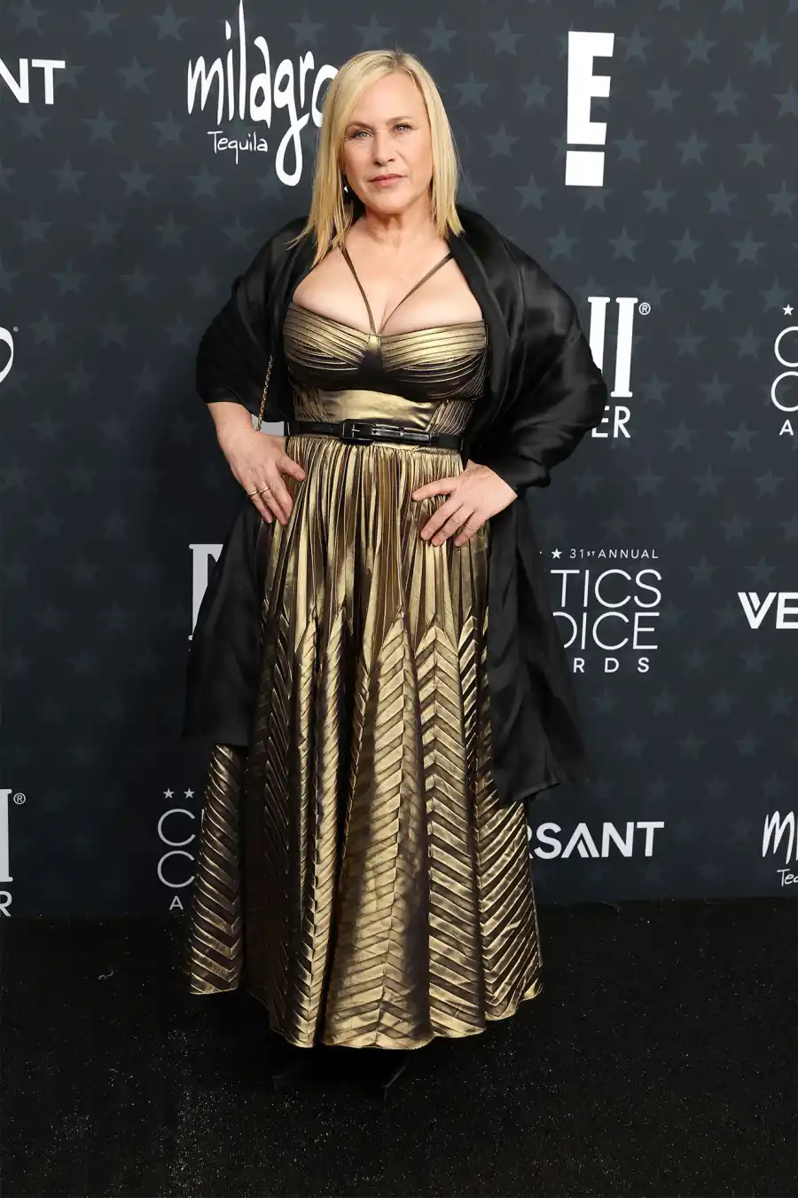 Patricia Arquette Red Carpet Arrival 2026 Critics Choice Awards