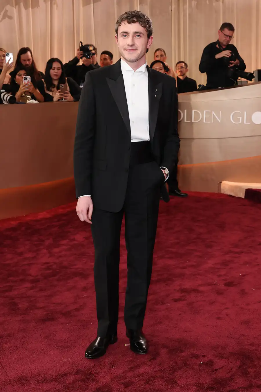 Paul Mescal Red Carpet Arrival Golden Globes 2026