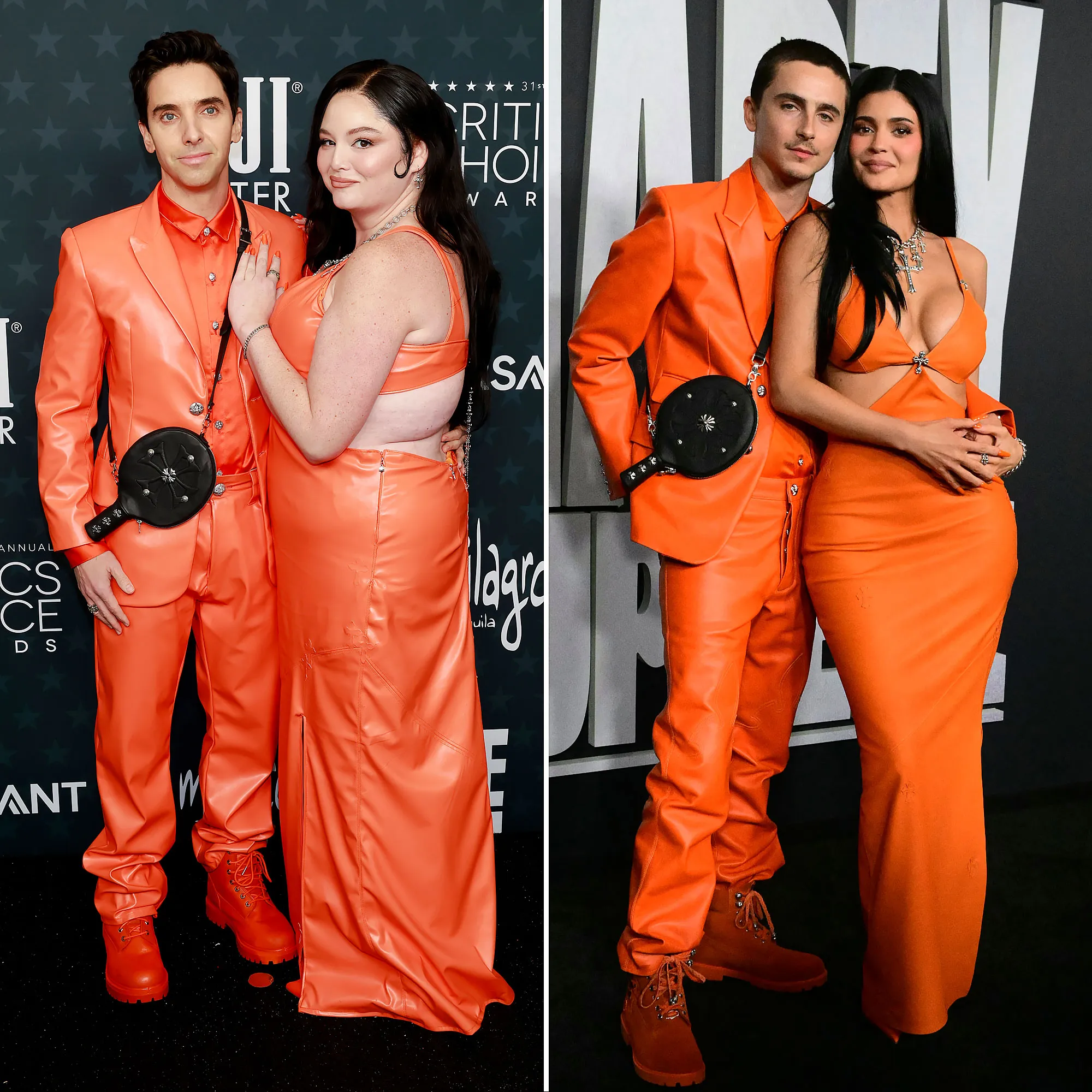 Paul W Downs and Megan Stalter Wear the Same Look as Timothee Chalamet and Kylie Jenner