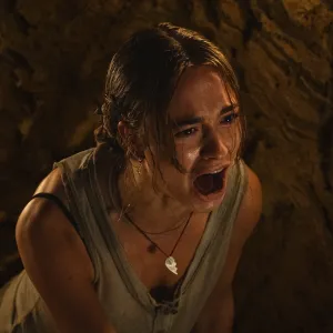 Johnny Sequoyah as “Lucy" in Primate from Paramount Pictures.