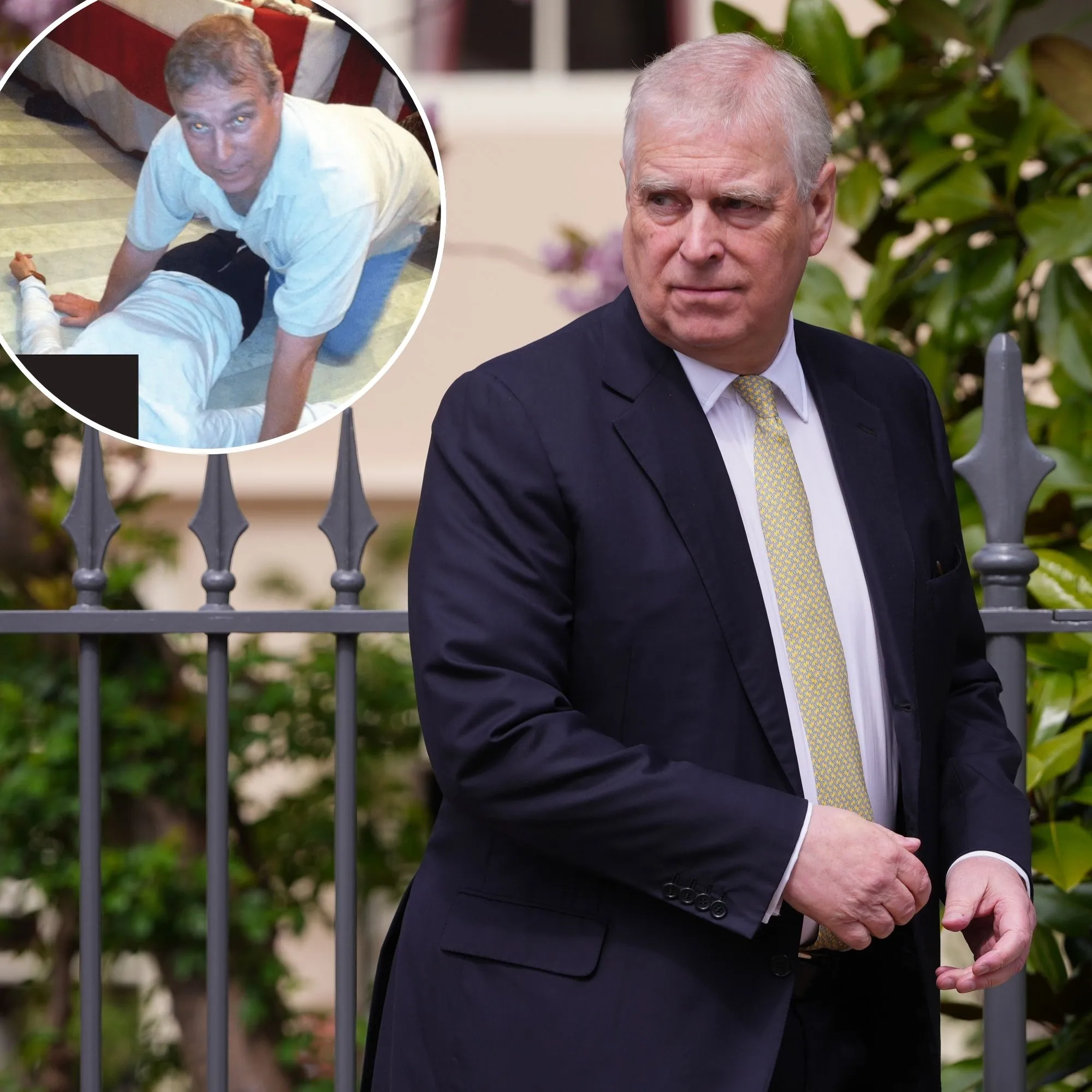 Prince Andrew Kneels On All Fours Over Woman in New Epstein Photos