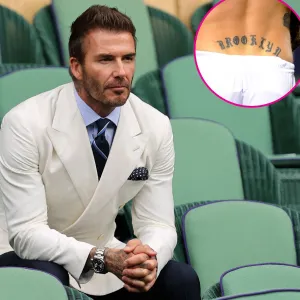 Promo David Beckham Tramp Stamp Tattoo of Son Brooklyn Name Resurfaces Amid Family Drama