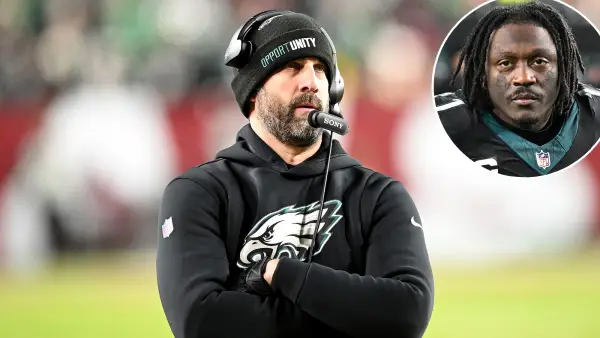 Promo Eagles Coach Nick Sirianni and WR AJ Brown Seen in Heated Argument on Sideline During Playoff Game