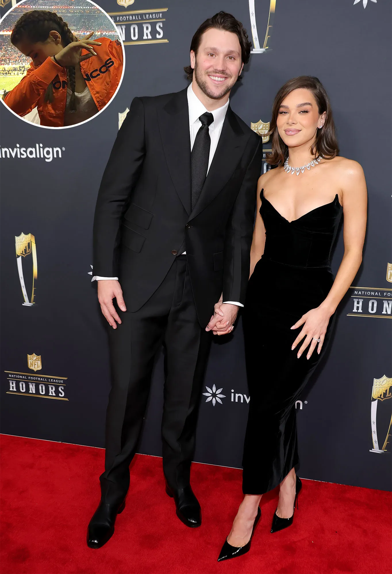 Promo Josh Allen Reacts to Viral Photo of Wife Hailee Steinfeld in Broncos Gear Ahead of Playoff Game