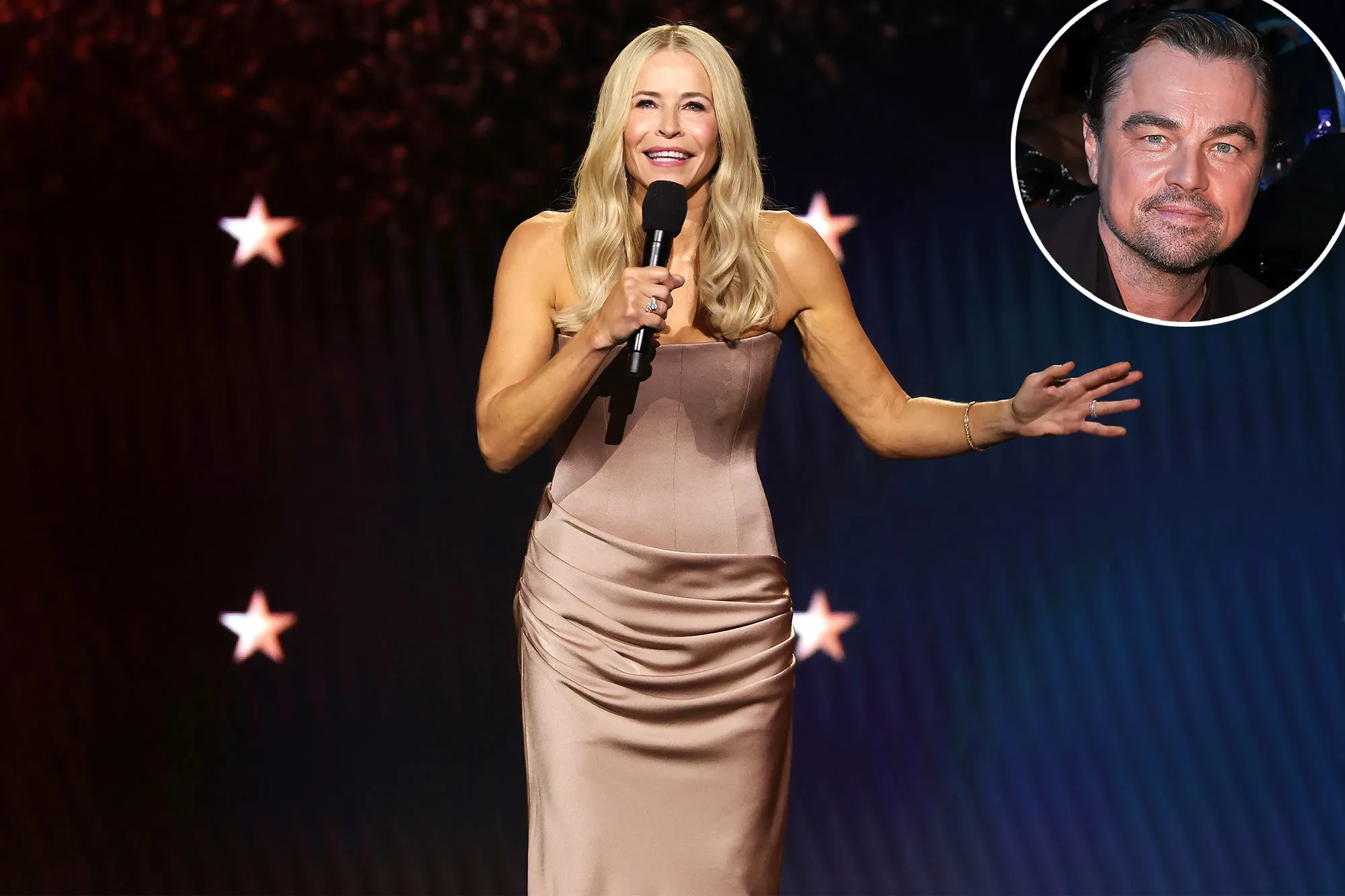 Promo Leonardo DiCaprio Reacts to Chelsea Handler Yacht Joke During 2026 Critics Choice Awards Monologue