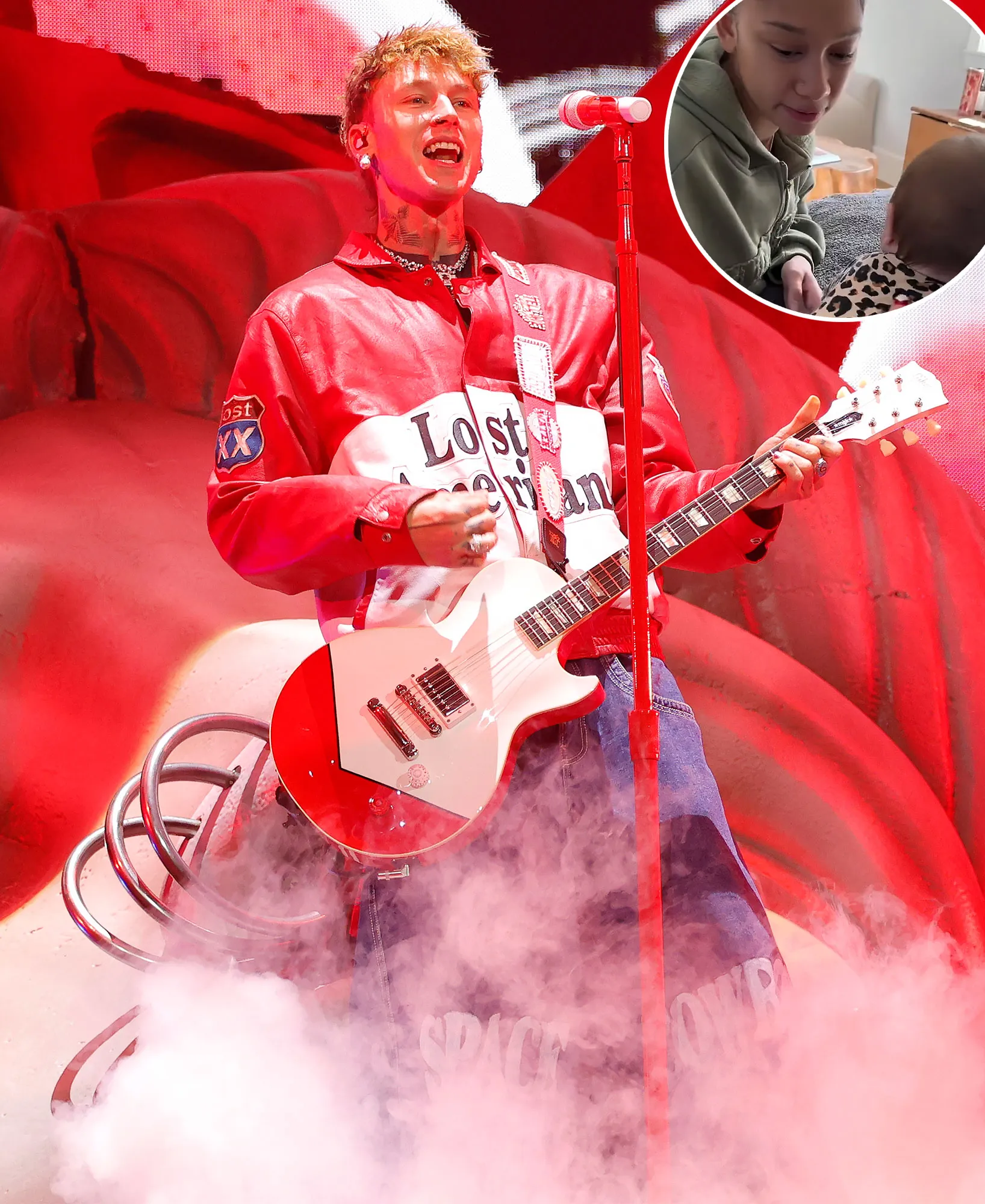 Promo MGK Tour Recap Features Rare Moment With 2 Daughters