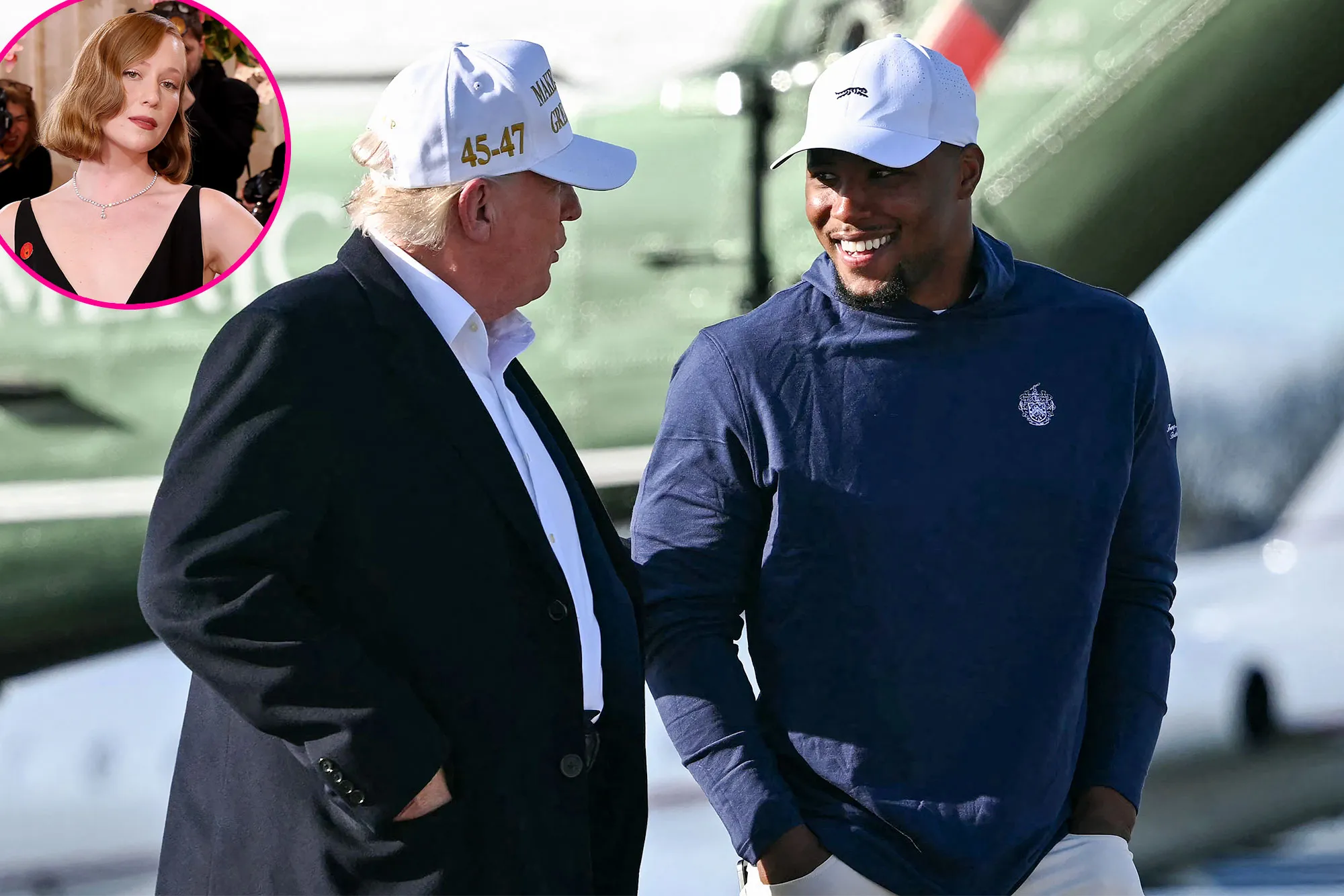 Promo x Philadelphia Eagles Superfan Hannah Einbinder Says Saquon Barkley Jinxed Team Golfing With President Trump