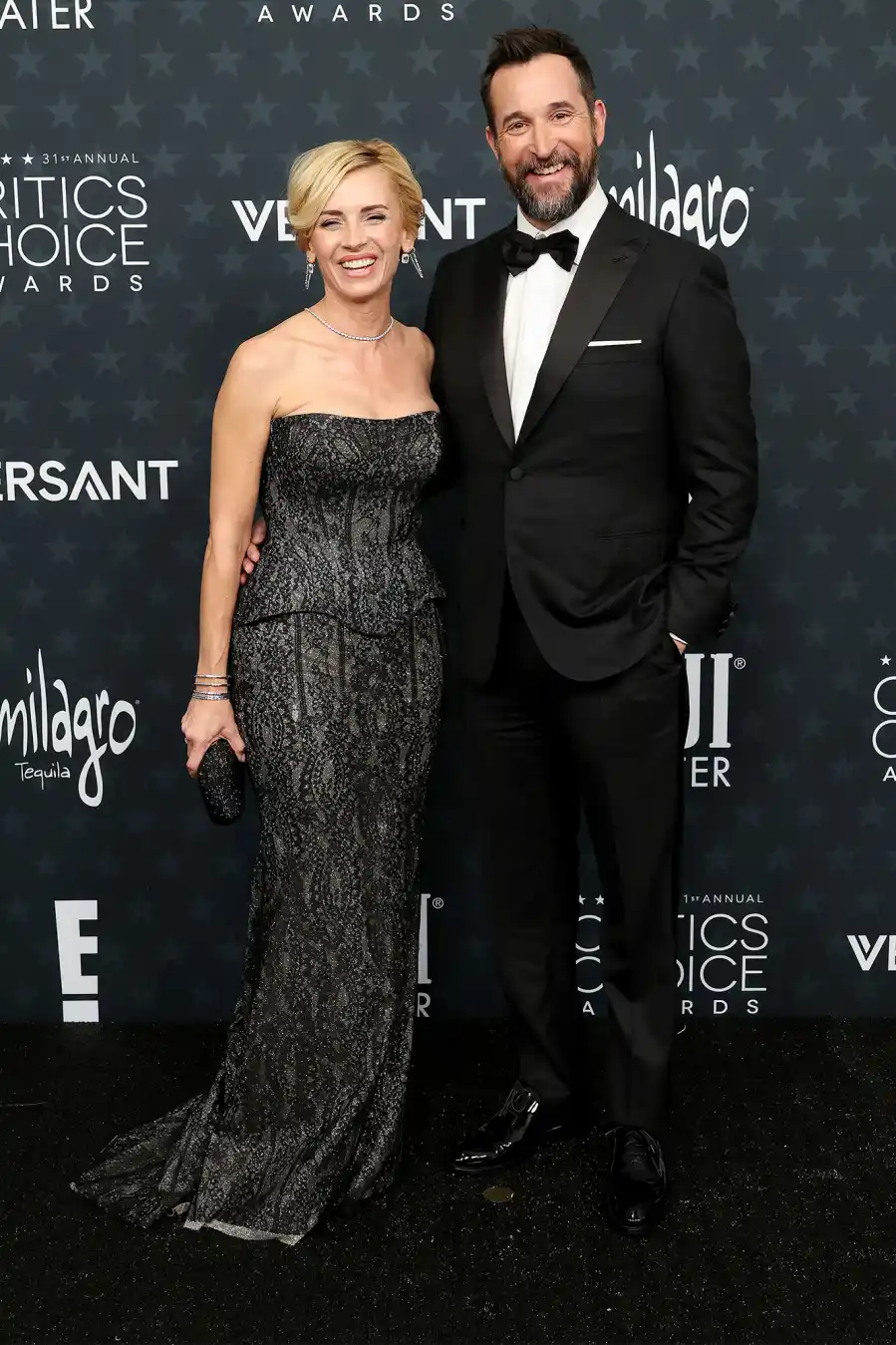 Sara Wells and Noah Wyle Red Carpet Arrival 2026 Critics Choice Awards