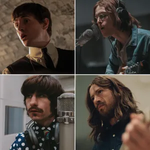 See the 1st Photos of Paul Mescal Barry Keoghan Joseph Quinn and Harris Dickinson as The Beatles