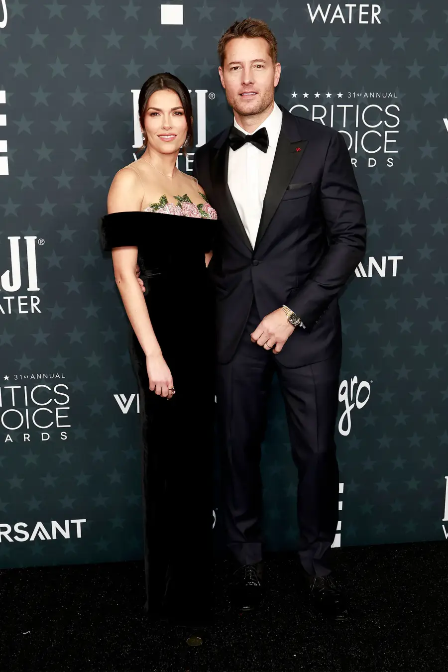 Sofia Pernas and Justin Hartley Red Carpet Arrival 2026 Critics Choice Awards