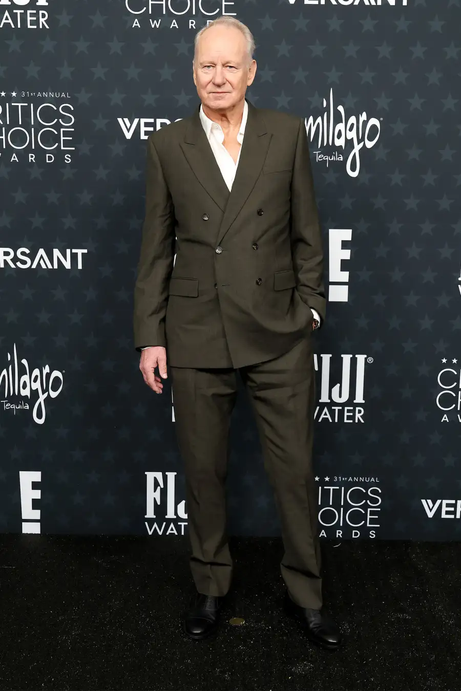 Stellan Skarsgard Red Carpet Arrival 2026 Critics Choice Awards