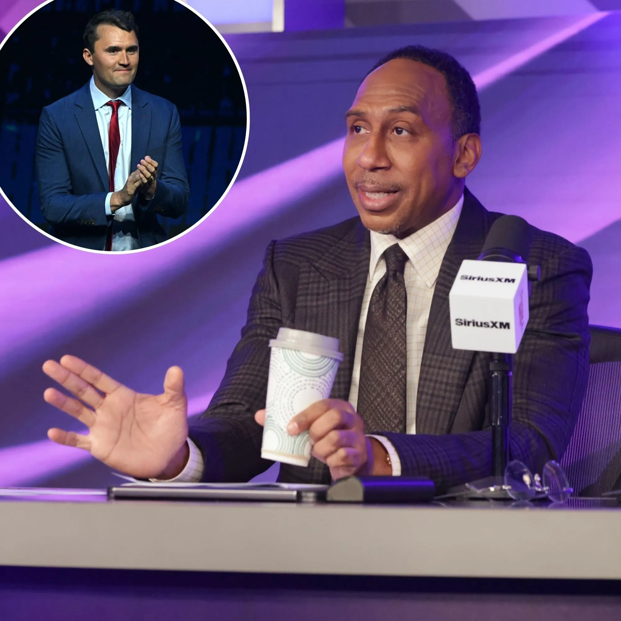 Stephen A Smith Mistakes NFL Star for Charlie Kirk Promo