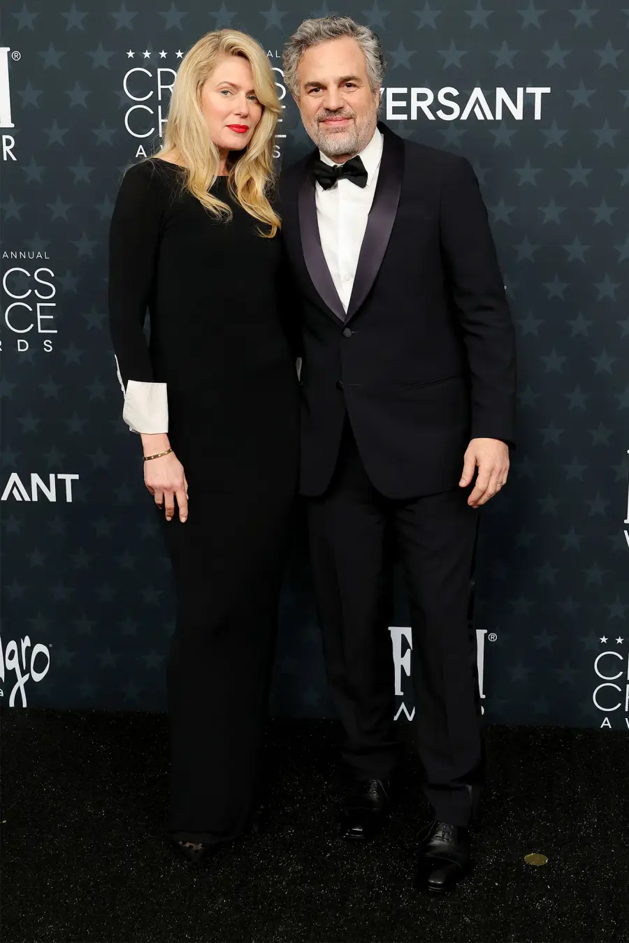 Sunrise Coigney and Mark Ruffalo Red Carpet Arrival 2026 Critics Choice Awards