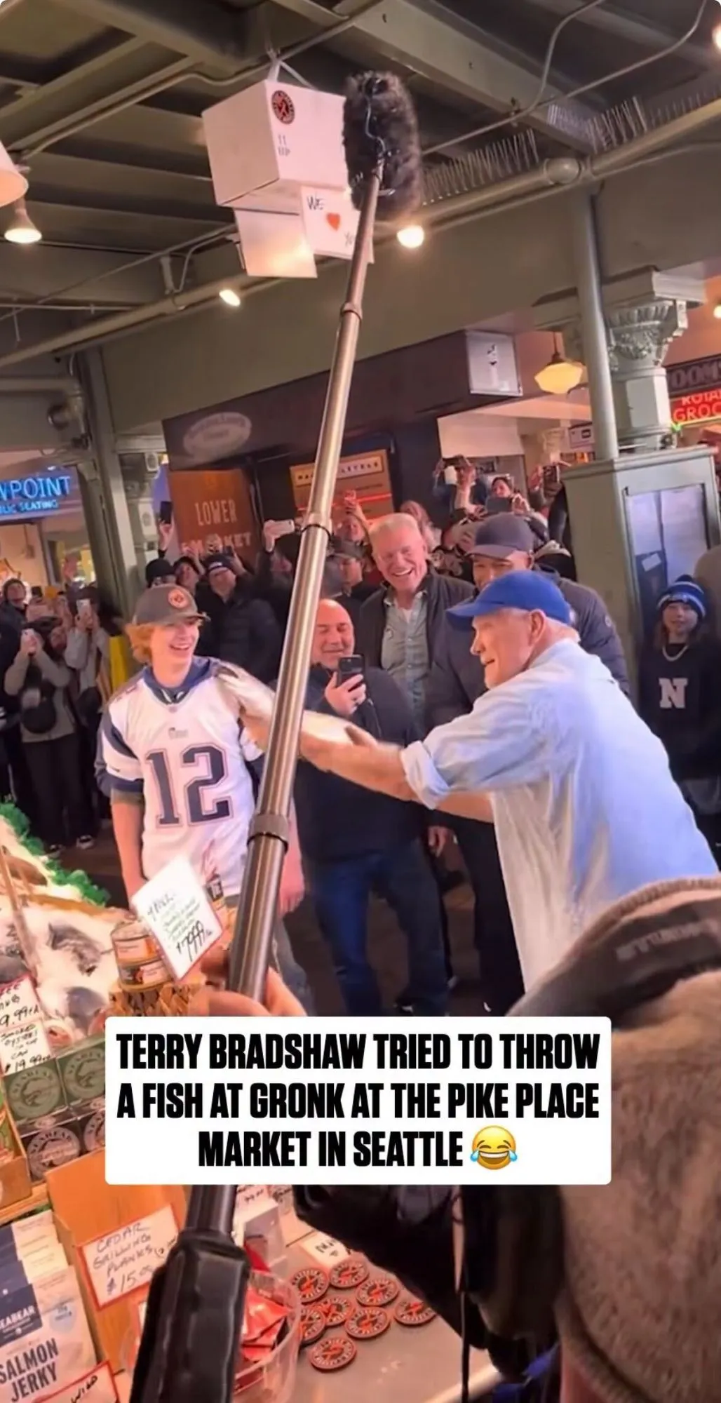Terry Bradshaw at Pike Place Market